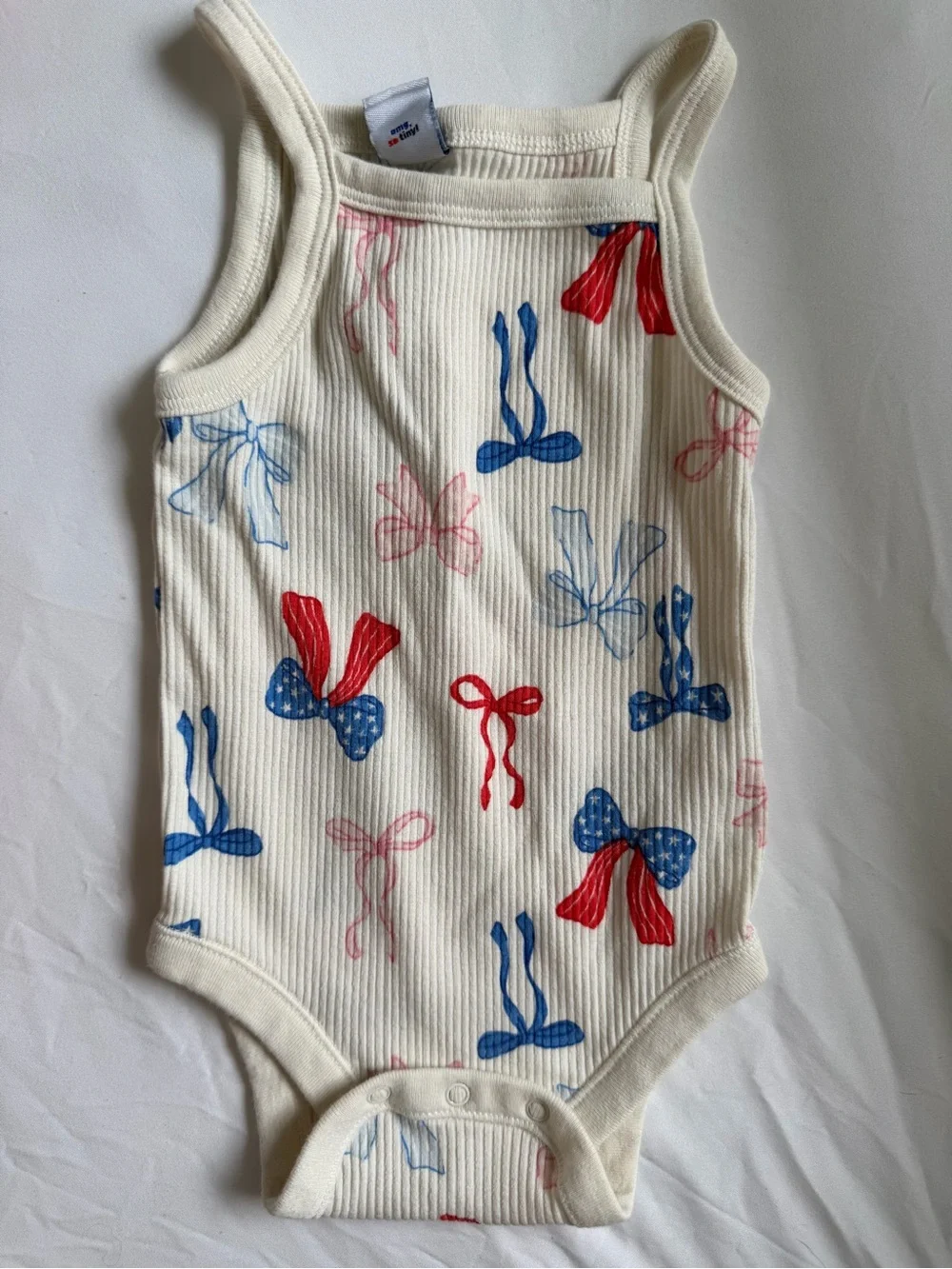 Baby girl 3-Pack Patriotic outfits - Red, White & Blue